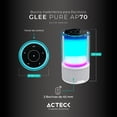 thumbnail image 4 of Bocina Portatil Acteck Glee Pure AP70 Inalambrica Luz LED TWS Blanco AC-936392, 4 of 6