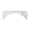 thumbnail image 5 of Meridian Furniture Palermo White Marble Coffee Table, 5 of 9