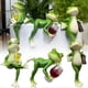 thumbnail image 2 of Tipsy Frogs Statues Sturdy resin Weatherproof for Porch, 2 of 5