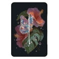 thumbnail image 2 of Crystal Butterfly Hibiscus Flowers Leaves Dew Picnic Blanket Waterproof Outdoor Beach Blanket Hand-held Pad Suitable for Travel, Camping, Beach, Family Gatherings, 2 of 8