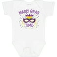 thumbnail image 3 of Inktastic Mardi Gras Time Party Mask Boys or Girls Baby Bodysuit, 3 of 5