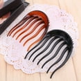 thumbnail image 6 of Easy To Use Accessories Hairpin Women Styling Tool Ponytail Inserts Hair Comb Bun Clip Bouffant Volume Maker COFFEE, 6 of 7