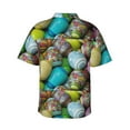 thumbnail image 3 of Daiia Easter Egg1 Hawaiian Shirt for Men Gentle Cotton Regular Short Sleeve Casual-Large, 3 of 9