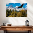 thumbnail image 2 of Elephant Stock Grand Teton Eagle Wall Art - Horizontal Canvas Wall Art - Living Room Wall Decor - Animal Canvas - Blue And Brown Decor - 24" x 16", 2 of 4