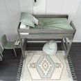 thumbnail image 5 of Max & Lily Solid Wood Loft Bed with Desk, Modern Farmhouse High Twin Loft Bed For Kids, 5 of 8