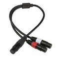 thumbnail image 3 of Cable de audio XLR de 5 clavijas hembra a doble XLR de 3 clavijas hembra Sunnimix 5 Pin hembra a 3 pines femeninos, 3 of 7