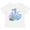 AA-White, variant on Inktastic Blue Easter Dragon with Painted Eggs Boys or Girls Toddler T-Shirt