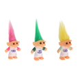 thumbnail image 1 of 3PCS Muñecas Trolls PVC Vintage Figuras de Acción 8cm Cake Toppers Cromático Adorable Macarena, 1 of 6