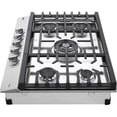 thumbnail image 6 of CBGJ3027S 30 Inch Smart Gas Cooktop 22K BTU EasyClean Cooktop Backlit Weighted Knobs ThinQ App, 6 of 36