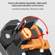 thumbnail image 2 of Pinza Pela Cables Automática Acsentron 8 Pulgadas 1547 Uso Rudo Alicate Pela Cables Automatico Color Naranja, 2 of 5