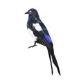 thumbnail image 1 of AMLESO Artificlal Bird Clip Blessing Wedding Decoration Figurine Present Magpie, 1 of 7
