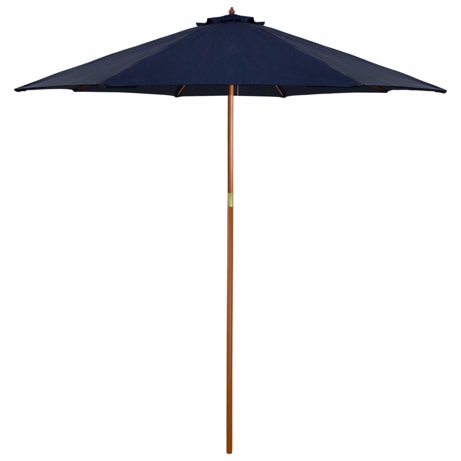 Northlight 9 ft. Outdoor Patio Market Umbrella with Wooden Pole