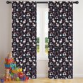 thumbnail image 5 of Blackout Kids Curtains,Black Cartoon Unicorn Rainbow Childrens Insulated Curtains Set Of 2,Bedroom Essentials,Toddler Room Decor 42"x84", 5 of 5