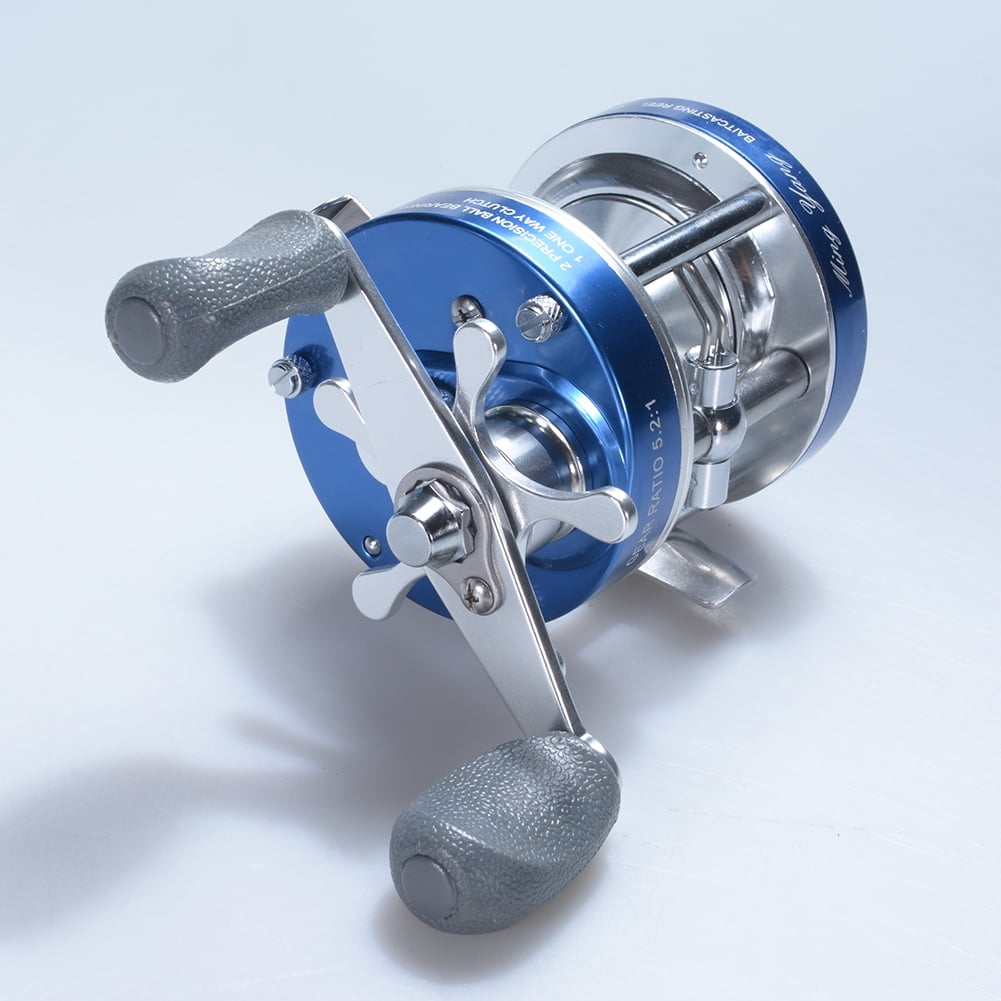 2+1BB Baitcaster Reel with Oversized Handle Right Handed Fishing ...