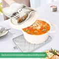 thumbnail image 3 of Yayeee Pot Holders Kitchen Heat Resistant with Pocket 7"x9.8" Cotton Oven Cooking Hot Pads, Halloween Pumpkin Field, 3 of 7