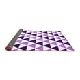 thumbnail image 2 of Ahgly Company Indoor Square Abstract Purple Contemporary Area Rugs, 4' Square, 2 of 4