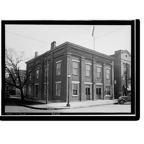 Historic Print, Carriage Factory, Main & East Fourth Streets, Tuscumbia, Colbert County, AL - 2, 16" x 20"