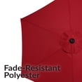 thumbnail image 5 of Sunnydaze 84" Red Solid Octagon Market Umbrella, 5 of 13