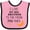 Pink and Black, variant on Inktastic I Love My Big Brother to the Moon and Back Boys or Girls Baby Bib