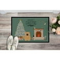 thumbnail image 2 of Carolines Treasures CK7707JMAT 24 x 36 in. Cream Chow Chow Christmas Everyone Indoor or Outdoor Mat, 2 of 3