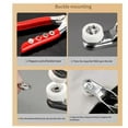 thumbnail image 2 of Trousse de Pinces à Oeillets Trousse de Poinçonnage Trousse de Fermeture à Pression Trousse d'Outils pour Oeillets, 2 of 5