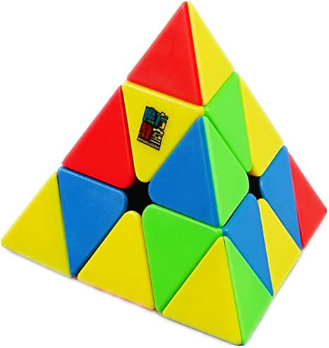 MoYu Magnetic Pyraminx Stickerless Speed Cube Pyramid Puzzle Toy Ship from USA 