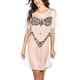thumbnail image 3 of SAYOO Vestido Casual de Verano para Mujer, Estampado de Bikini 3D Cuello Redondo Manga Corta Relax-Fit One Piece para Damas SAYOO  Moda, 3 of 8