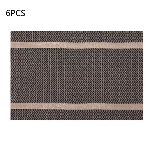 Tapete para mesa Tapete aislante Para tapete estilo occidental Estilo Nórdico tapete para comedor 6PCS