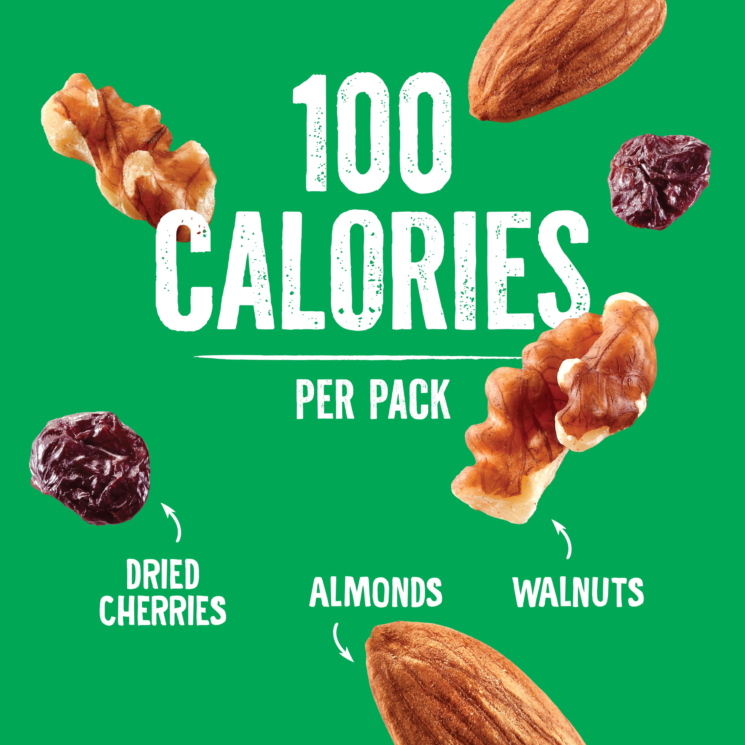 Emerald Nuts, Walnuts & Almonds with Dried Cherries, 100 Calorie Packs, 10 Ct, 6.7 oz