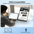 thumbnail image 3 of Portable Gaming Monitor 23.8",Laptop Screen Extender External Display 1080P 100Hz,USB C/HDMI Second Display with Speakers for Windows/Mac/Android/IOS/PS4/Switch/Xbox, 3 of 6