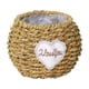 thumbnail image 2 of Maceta Tejida a Mano, Ideal Para Balcón, Sala De Estar O Cualquier Espacio. Perfecta Para Decorar Tu Hogar. Elaborada En Madera Natural. Un Regalo Personalizado Y Un Detalle Ideal Para Hoteles., 2 of 9