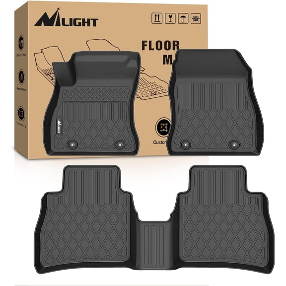 Nilight TPE Floor Mats for Nissan Sentra 2014 2015 2016 2017 2018 2019, All Weather Custom Fit Heavy Duty Floor Liners