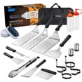 thumbnail image 1 of FONWILYO 21Pc Teppanyaki Accessories Set with Thick Stainless Steel Griddle Tools and Storage Pouch, 1 of 6
