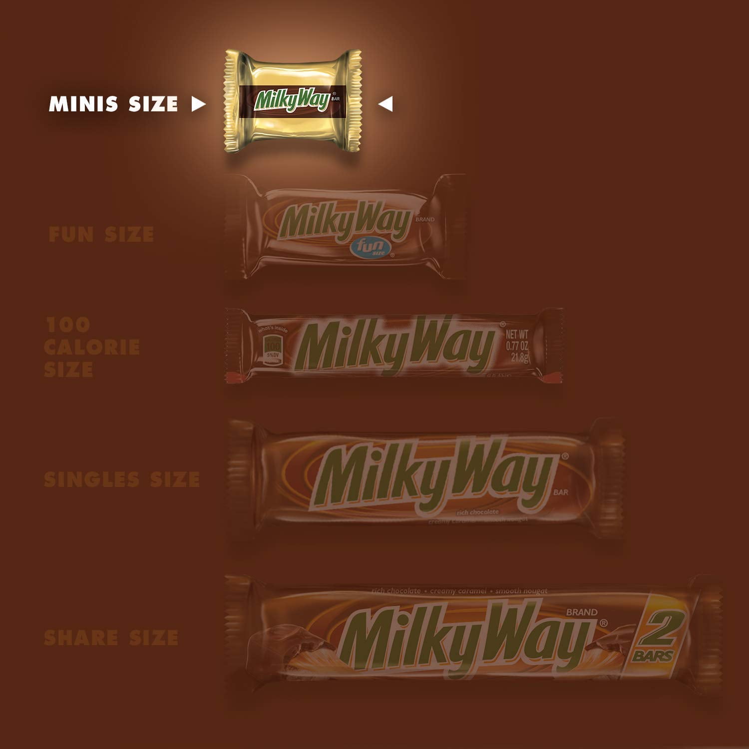 Milk Chocolate Minis - 1 LB Individually Wrapped Chocolates - Bulk Milk Chocolate Candies for Parties or Holidays (1 pound)