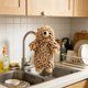 thumbnail image 1 of Bear Chenilles Hand Towel Cute Cartoons Bear Fuzzy Fuzzy Ball Hand Towel Absorbent Decorative Fuzzy Ball Hanging Towel For Bathrooms And Kitchens, 1 of 6