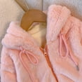 thumbnail image 6 of Darzheoy Girls Open Front Cardigan FauxFur Coat Warm Fuzzy Trendy Winter Vintage Parka ShaggyParty Outerwear Jackets Tops, 6 of 7