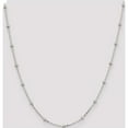 thumbnail image 5 of Sterling Silver 1.3mm Fancy Beaded Chain (20 X 1.3) Made In Italy qpe53-20, 5 of 5