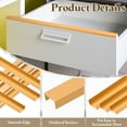 thumbnail image 3 of 6pack 18" Cabinet Edge Protectors for 13/16" Kitchen Cabinets Frame, Matt Gold, 3 of 7