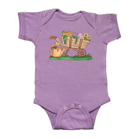 

Inktastic Flower Wheelbarrow Gift Baby Boy or Baby Girl Bodysuit