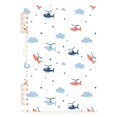 thumbnail image 2 of Haosy Helicopter and Cloud Notebooks 2 Pcs 1-subject Journal 60 Sheets A5 College Ruled Paper Detachable Ring 8.3"x5.7", 2 of 8