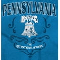 thumbnail image 2 of Cute Pennsylvania Liberty Bell PA Women's Graphic T Shirt Tees Brisco Brands 3X, 2 of 6