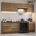 thumbnail image 2 of Cocina Integral Glamy Madesa 260cm Marrón 04, 2 of 10