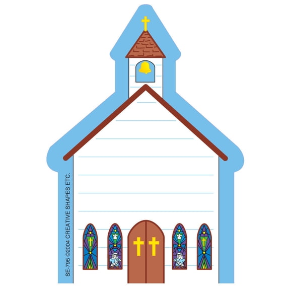 SHAPES ETC. Mini Notepad - Church