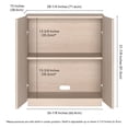 thumbnail image 6 of Evelyn&Zoe Molly 28" Wide Rectangular Fluted Accent Cabinet in Alder White, 6 of 6