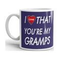 thumbnail image 2 of I Love That You're My Gramps Coffee Tea Ceramic Mug Office Work Cup Gift, 2 of 3