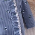 thumbnail image 5 of Newborn Preemie Baby Girl Fall Winter Outfits Clothes Knit Jumpsuit Ruffle Romper Outfit For Baby Girl | Baby Girl Outfits Fall Winter Clothes Newborn Cotton Button Climbing Suit, 5 of 9