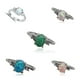 thumbnail image 5 of Anillo de plata para mujer, anillos de moda portátiles, regalos para novia, joyería decorativa, propuesta de boda, compromiso informal Ropa, zapatos y accesorios Miscelánea Azul Tamaño 10 Guardurnaity AP011197-23, 5 of 6