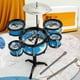 thumbnail image 1 of Batería infantil Blue Kids de 5 piezas | Minibatería de jazz con taburete y baquetas | Instrumento de percusión para educación temprana de 3 a 10 años | Juguete musical para interior y exterior, 1 of 5