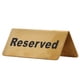 thumbnail image 3 of Letrero De Mesa De Metal Fuerte De Acero Inoxidable De Doble Cara Que Ahorra Espacio, Letrero De Mesa Dorado Para Fiesta, Boda, Hotel, Forma De Tienda, 3 of 7