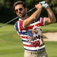 thumbnail image 2 of UorisanigoEagle 250th Anniversary Couples' Outfits His and Hers Clothing Mens Golf Shirts Quick Dry Short Sleeve Shirts for Work Athletic and Golf Clothes for Women Tennis Workout Dress, 2 of 8